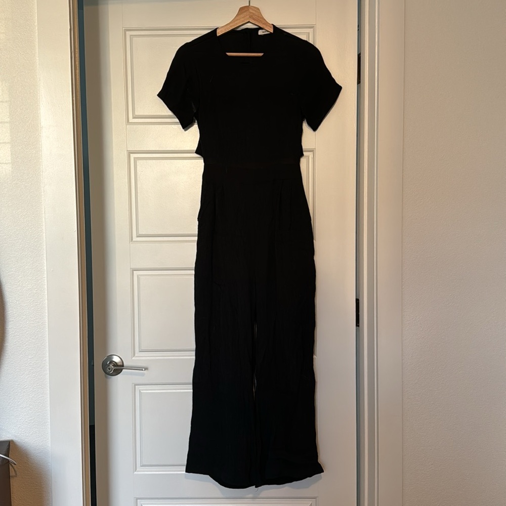 Mod Ref Black Backless Jumpsuit - image 2